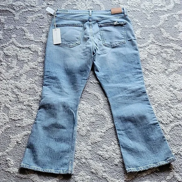 Citizens of Humanity Demy Flare Floral Stripe New 30 - Picture 15 of 16